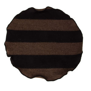 ALEXANDER OLCH ROSY BROWN PAISLEY POCKET SQUARE | MENS